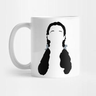 Wizard of Oz Dorothy Hair SIlhouette Mug